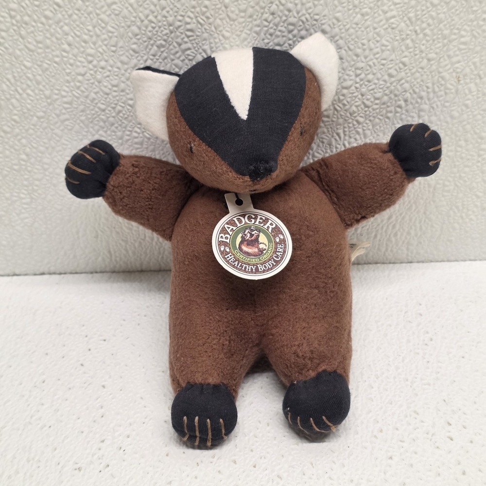 Badger Balm Under The Nile Plush Badger Organic Cotton 6" Tall
